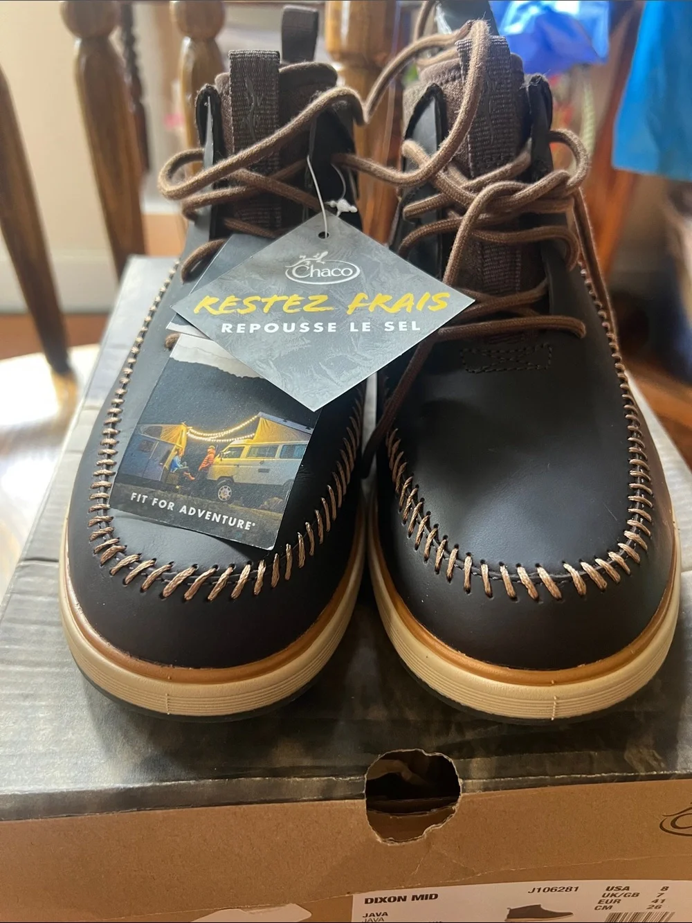 Chaco Men's Black and Brown Leather Chukka Boots